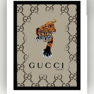 Gucci 8 1/2"×11" Framed Wall Art